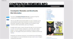 Desktop Screenshot of constipation-remedies-info.com